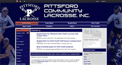 Desktop Screenshot of pittsfordlacrosse.org